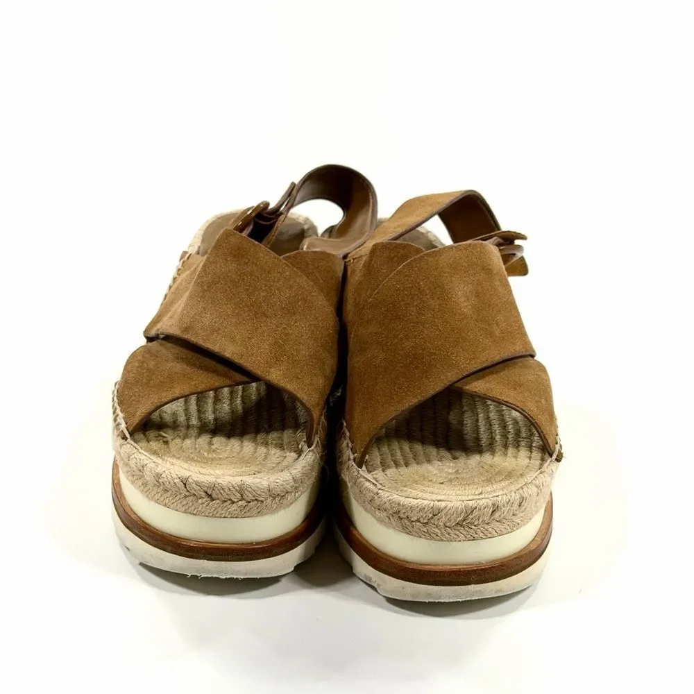 Marc Fisher Platform Espadrille Sandals – Size 8.5
